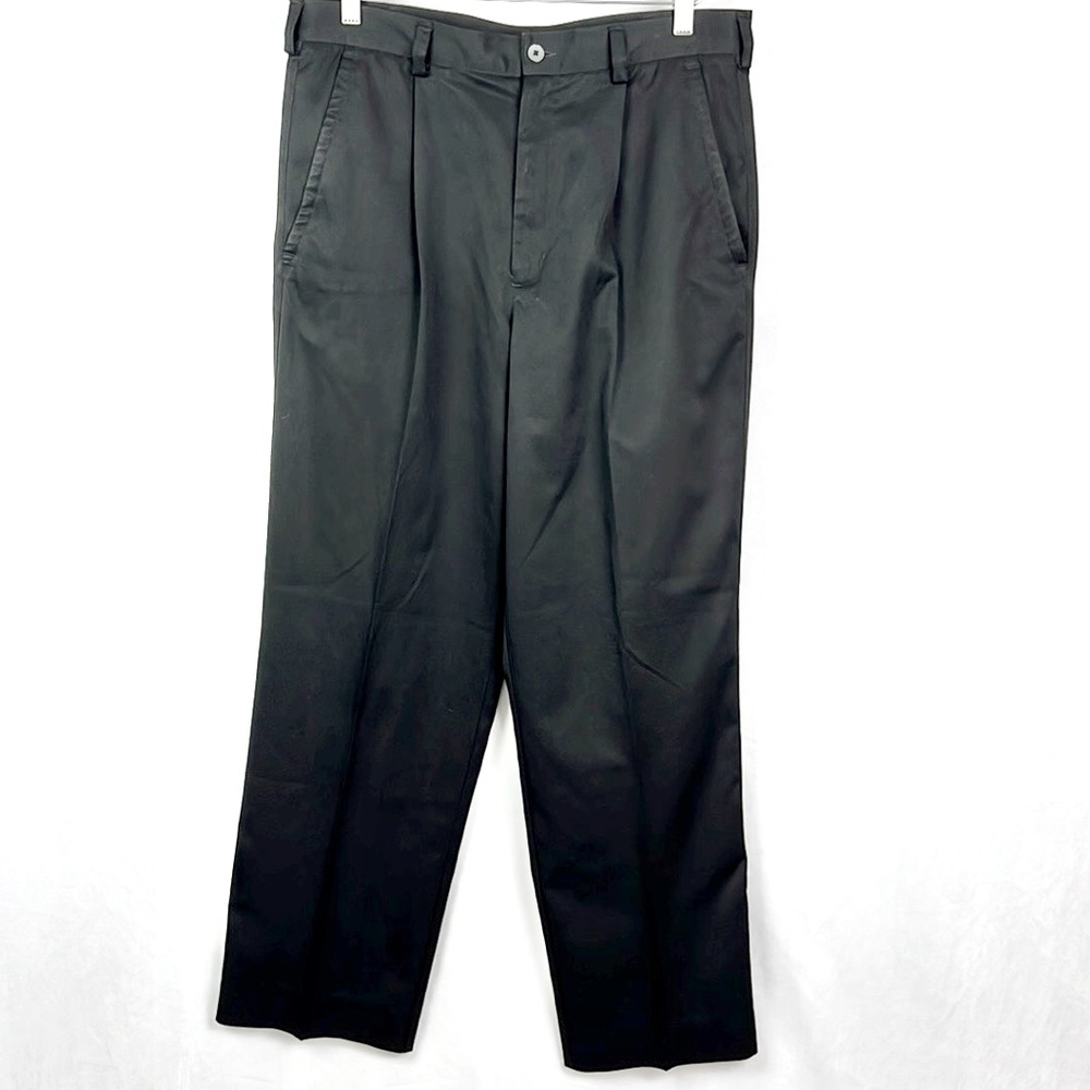 NIKE | ⛳️🏌️‍♂️”FIT-DRY” Black Pleated Golf Pants MEN’S SIZE MEDIUM